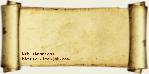 Omilj Josijević vizit kartica